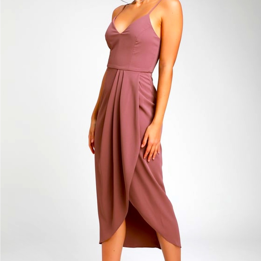 Mauve Purple mini dress.
